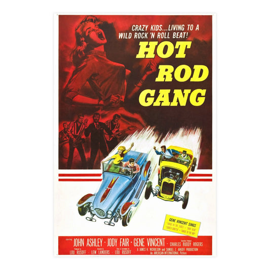 HOT ROD GANG 1958 - Paper Movie Poster-24″ x 36″ (Vertical)-The Sticker Space