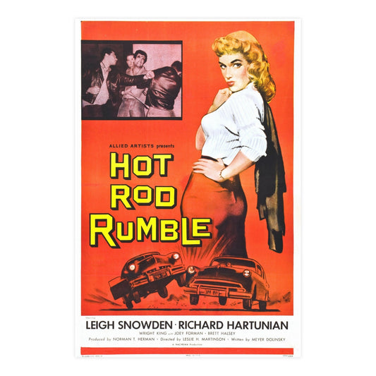 HOT ROD RUMBLE 1957 - Paper Movie Poster-24″ x 36″ (Vertical)-The Sticker Space