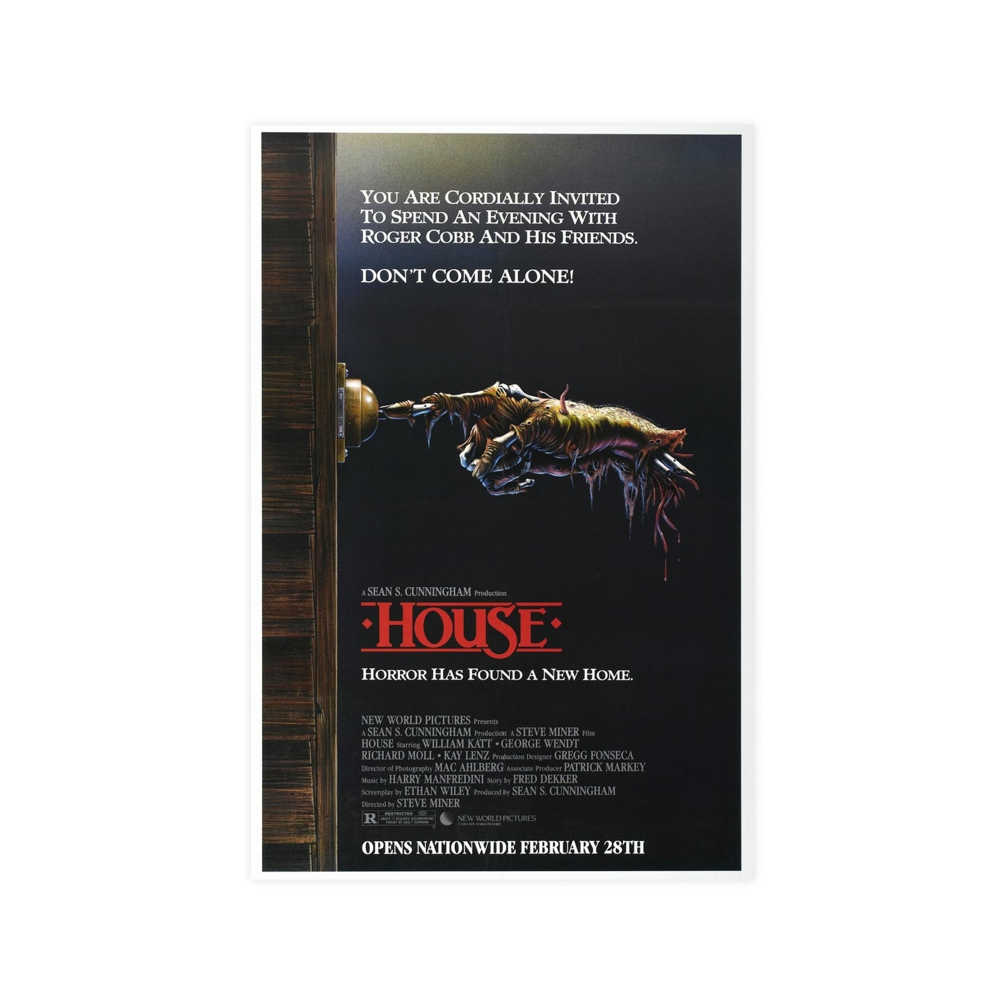 HOUSE 1985 - Paper Movie Poster-12″ x 18″ (Vertical)-The Sticker Space