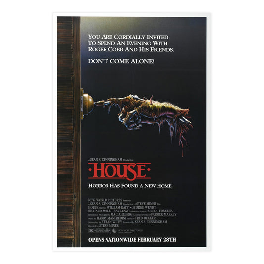 HOUSE 1985 - Paper Movie Poster
