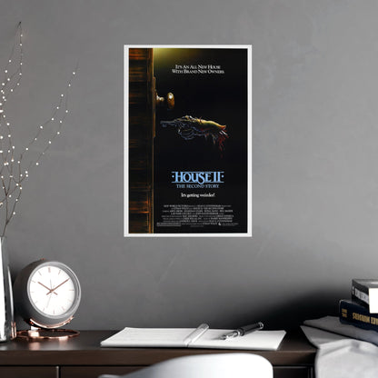 HOUSE II 1987 - Paper Movie Poster-The Sticker Space