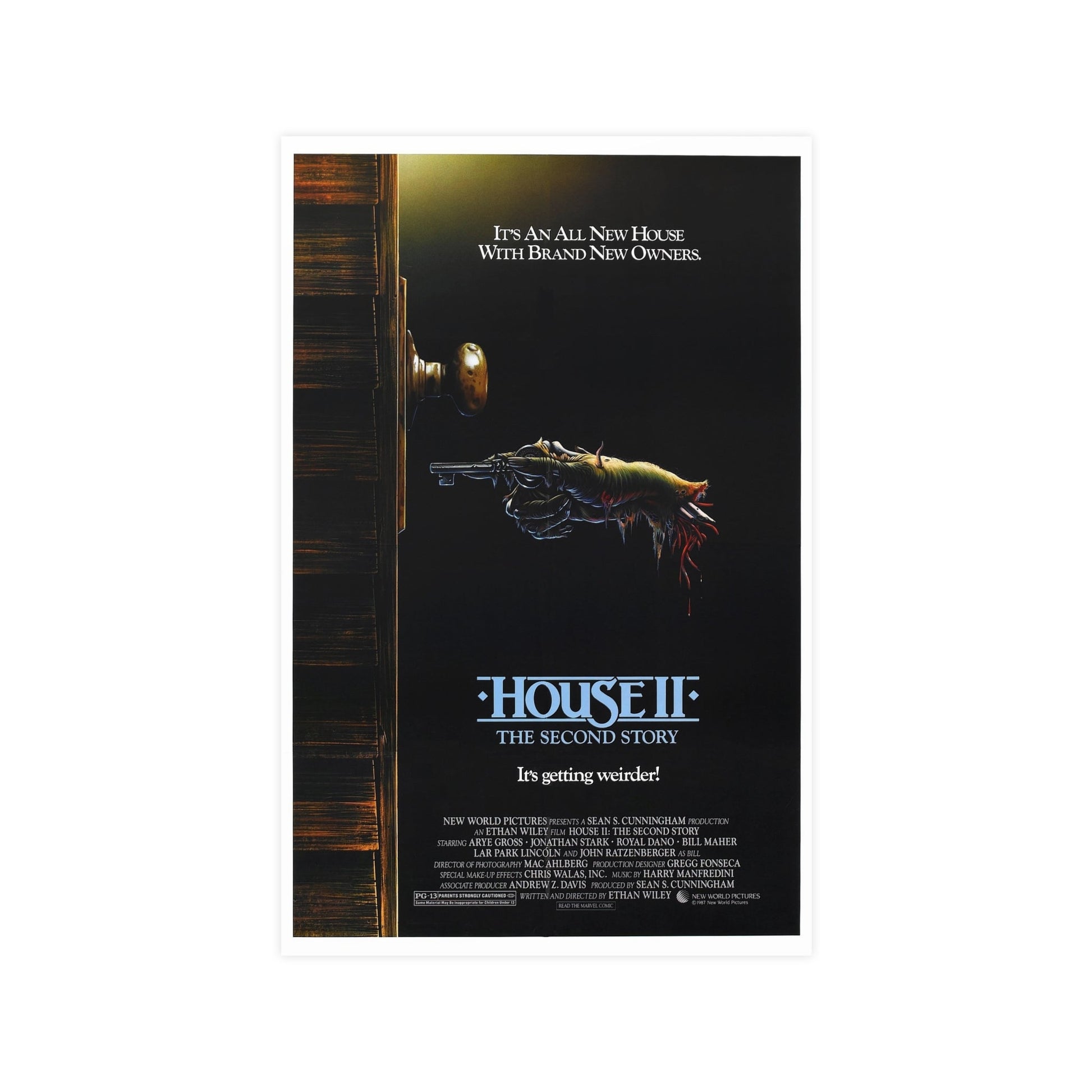 HOUSE II 1987 - Paper Movie Poster-11″ x 17″ (Vertical)-The Sticker Space