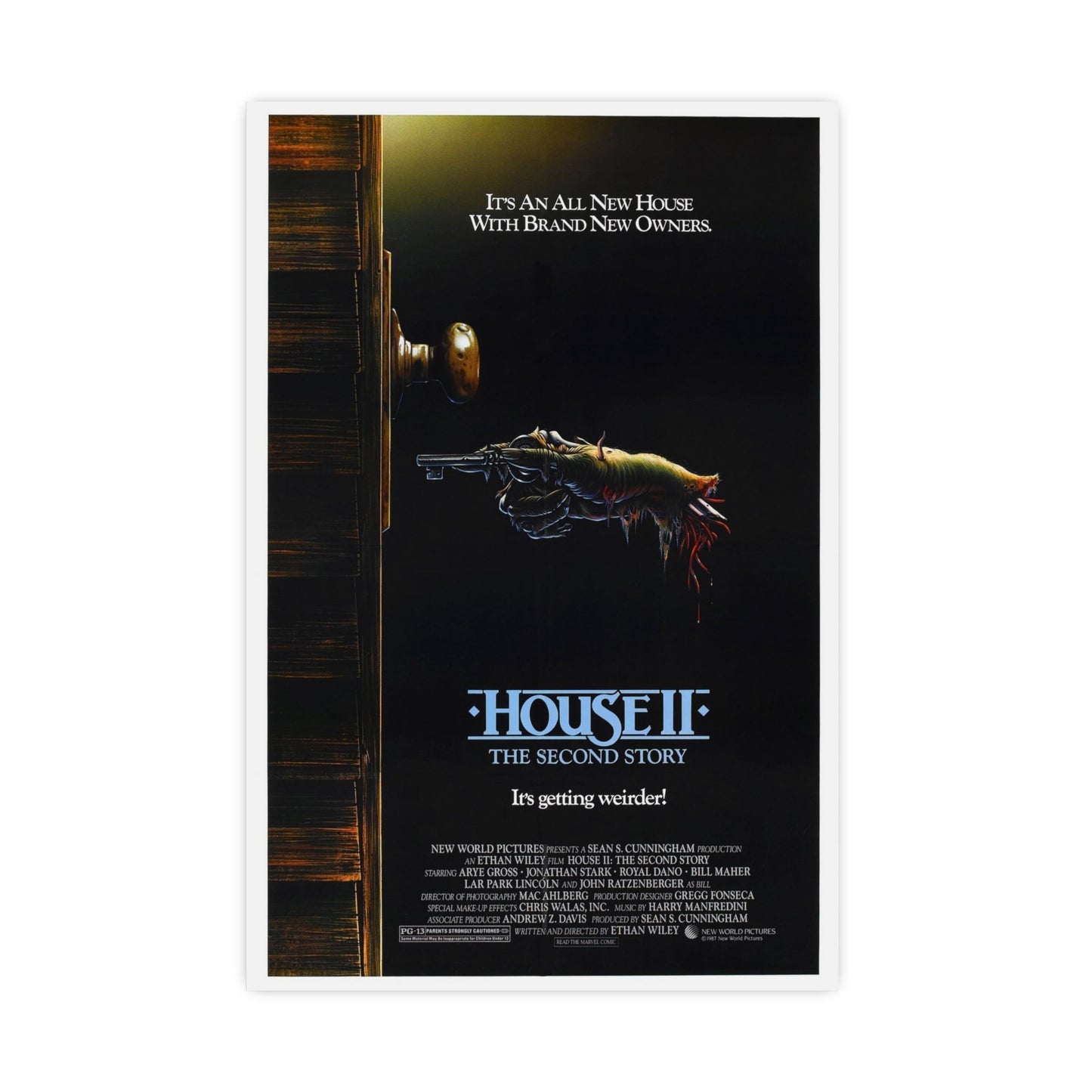 HOUSE II 1987 - Paper Movie Poster-20″ x 30″ (Vertical)-The Sticker Space