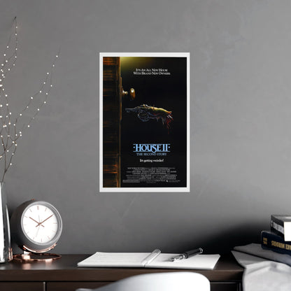 HOUSE II 1987 - Paper Movie Poster-The Sticker Space