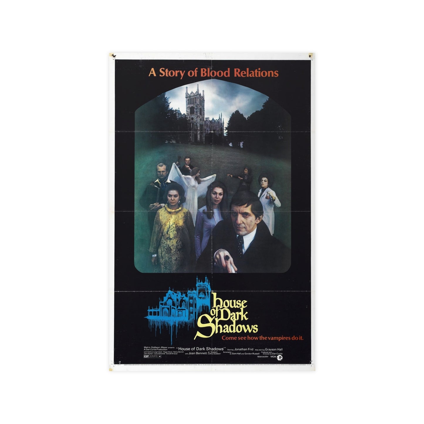 HOUSE OF DARK SHADOWS (3) 1970 - Paper Movie Poster-11″ x 17″ (Vertical)-The Sticker Space