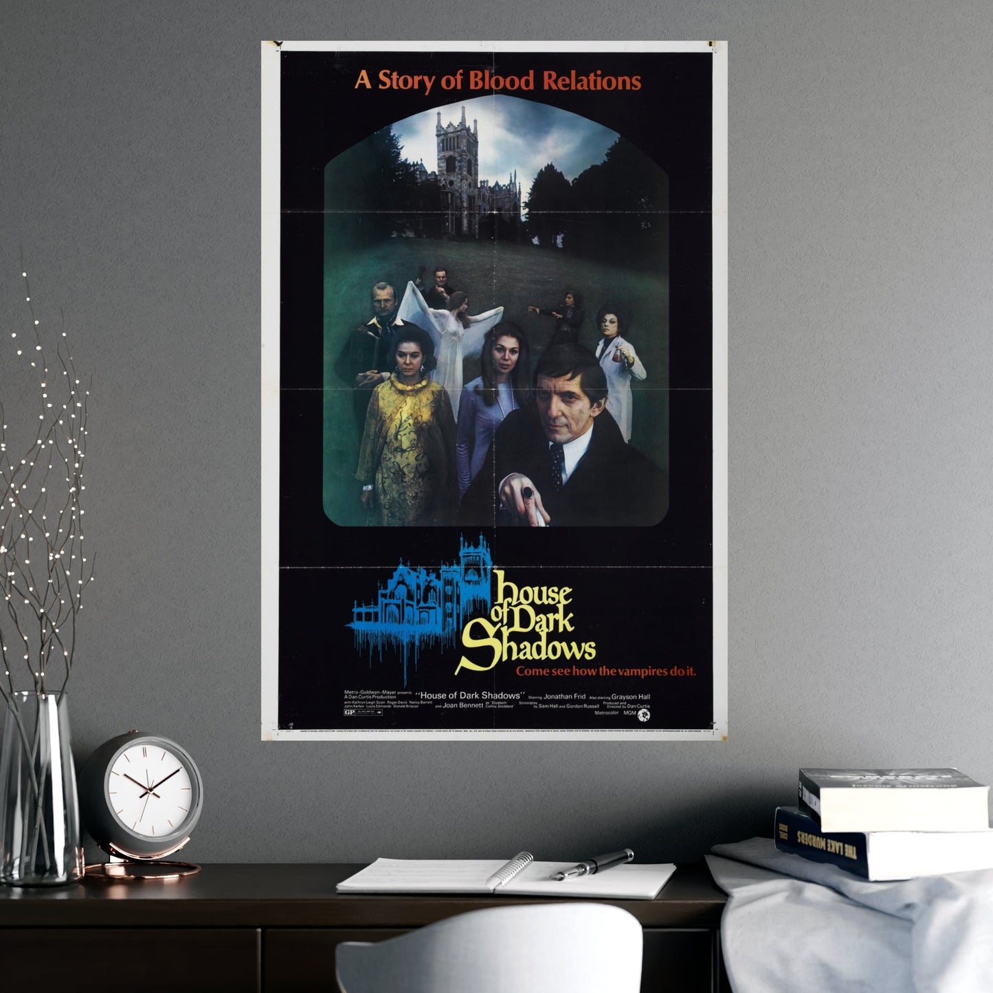 HOUSE OF DARK SHADOWS (3) 1970 - Paper Movie Poster-The Sticker Space