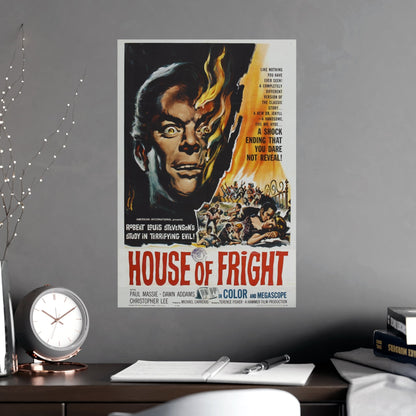 HOUSE OF FRIGHT (THE TWO FACES OF DR. JEKYLL) 1960 - Paper Movie Poster-The Sticker Space