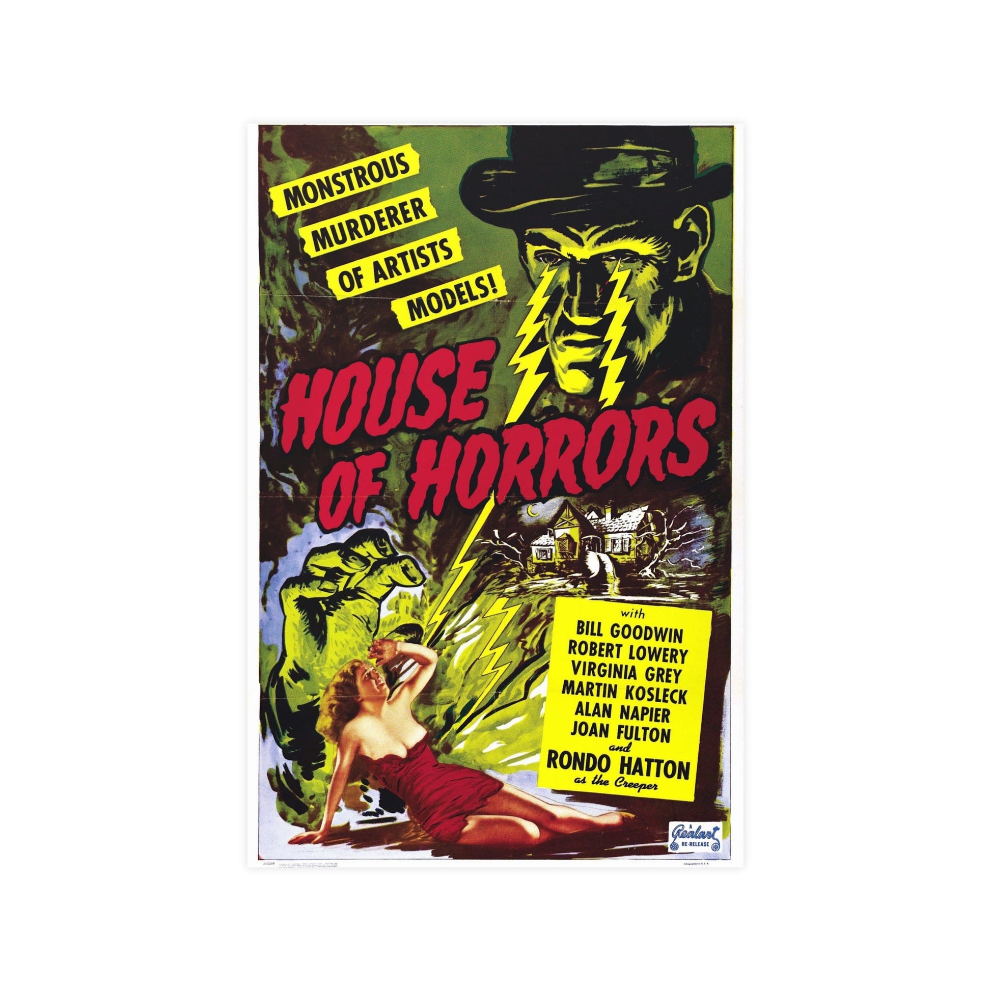 HOUSE OF HORRORS (2) 1946 - Paper Movie Poster-12″ x 18″ (Vertical)-The Sticker Space