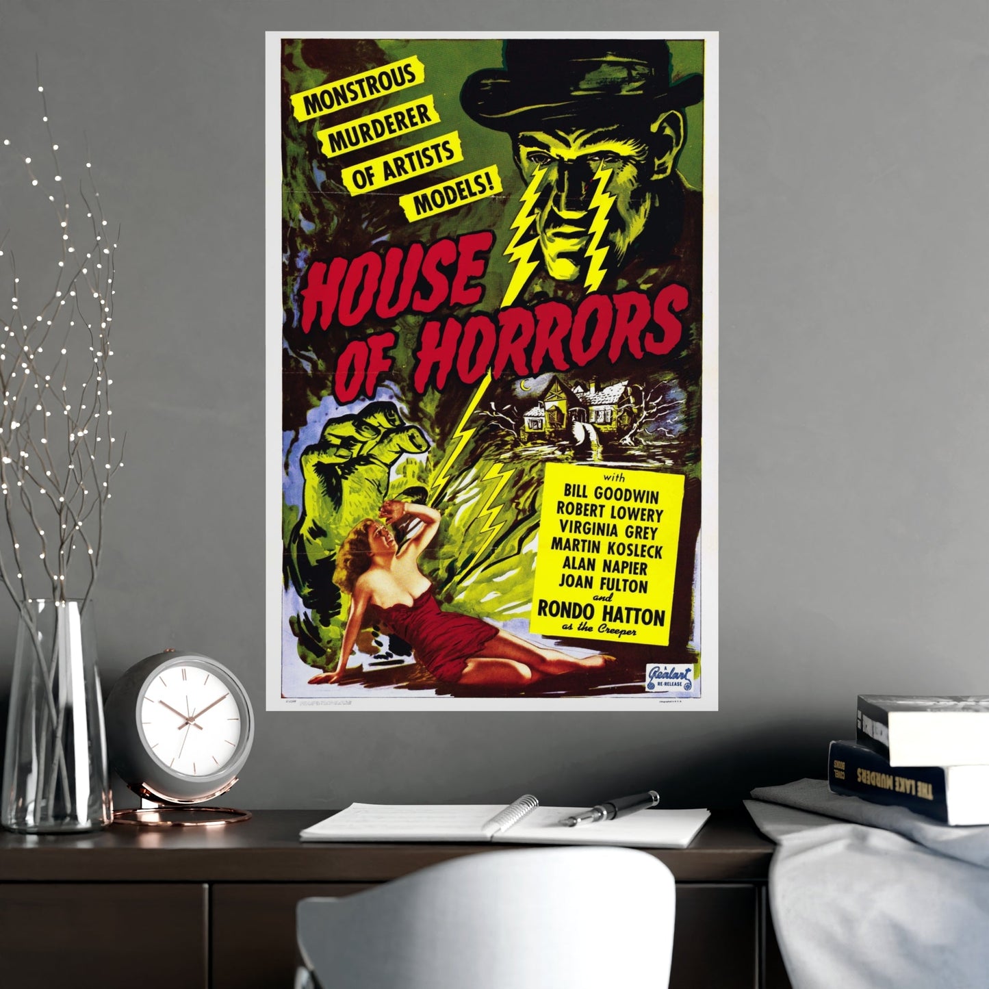 HOUSE OF HORRORS (2) 1946 - Paper Movie Poster-The Sticker Space