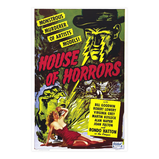 HOUSE OF HORRORS (2) 1946 - Paper Movie Poster