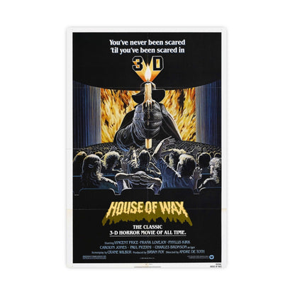 HOUSE OF WAX 1953 - Paper Movie Poster-20″ x 30″ (Vertical)-The Sticker Space