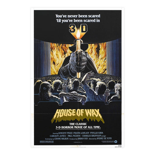HOUSE OF WAX 1953 - Paper Movie Poster-24″ x 36″ (Vertical)-The Sticker Space