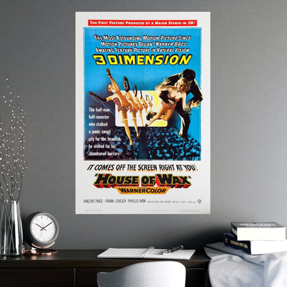 HOUSE OF WAX (2) 1953 - Paper Movie Poster-The Sticker Space