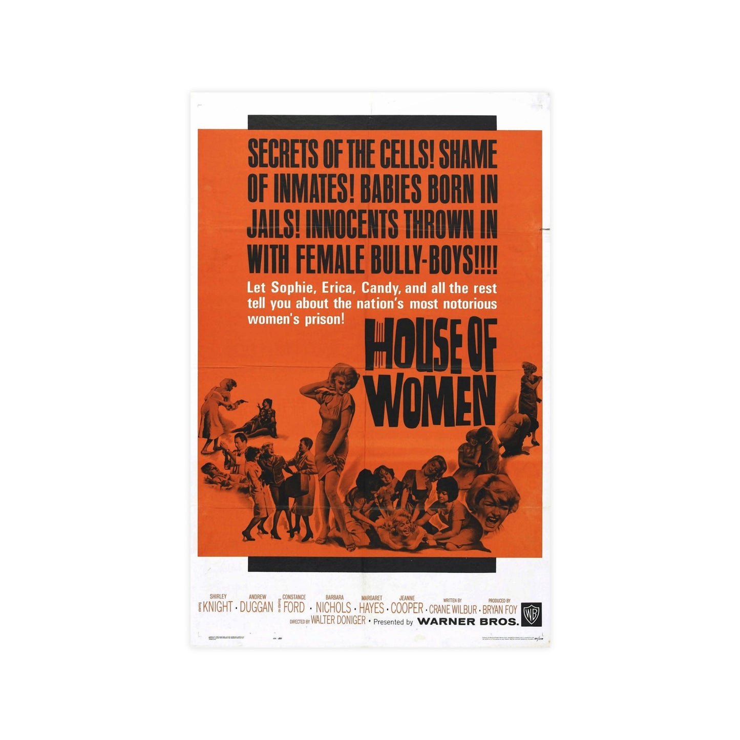 HOUSE OF WOMEN 1962 - Paper Movie Poster-11″ x 17″ (Vertical)-The Sticker Space