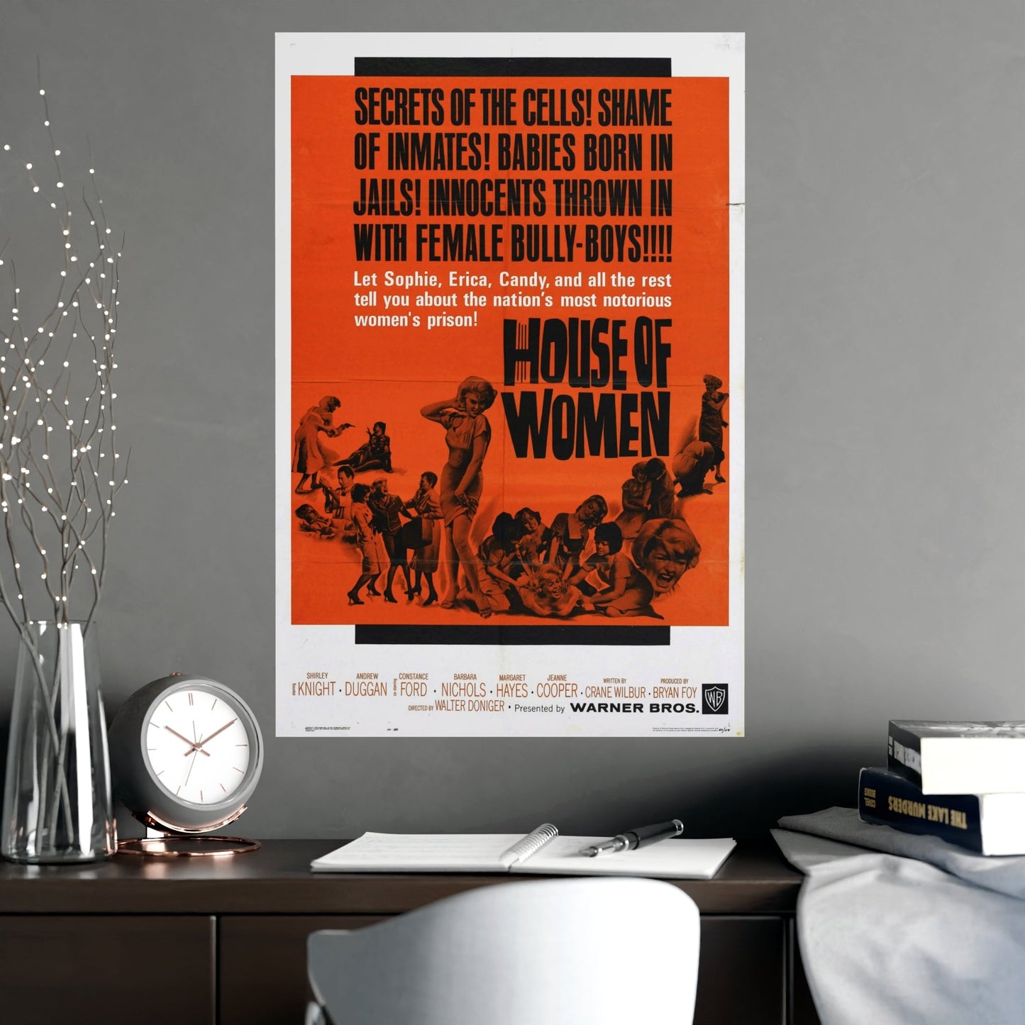 HOUSE OF WOMEN 1962 - Paper Movie Poster-The Sticker Space