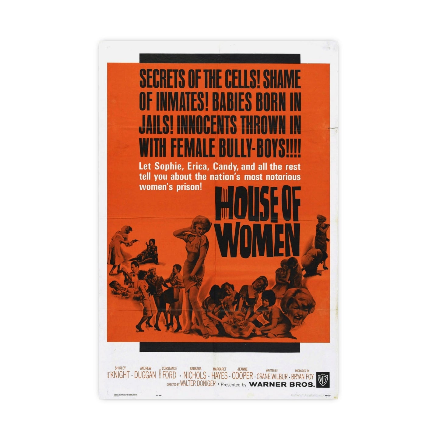 HOUSE OF WOMEN 1962 - Paper Movie Poster-16″ x 24″ (Vertical)-The Sticker Space