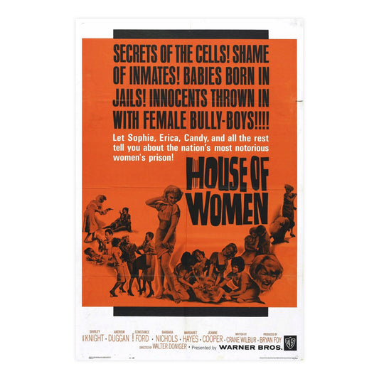 HOUSE OF WOMEN 1962 - Paper Movie Poster-24″ x 36″ (Vertical)-The Sticker Space