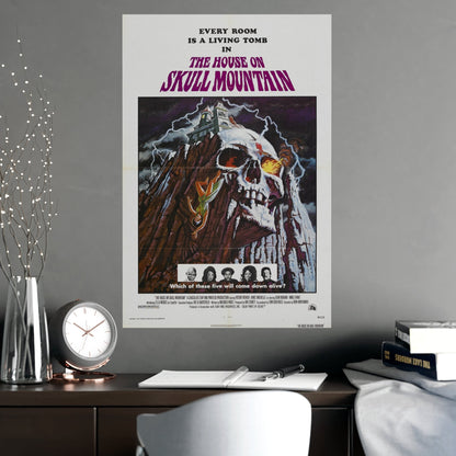 HOUSE ON SKULL MOUNTAIN 1974 - Paper Movie Poster-The Sticker Space