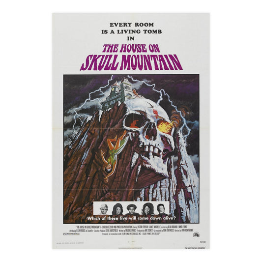 HOUSE ON SKULL MOUNTAIN 1974 - Paper Movie Poster-24″ x 36″ (Vertical)-The Sticker Space