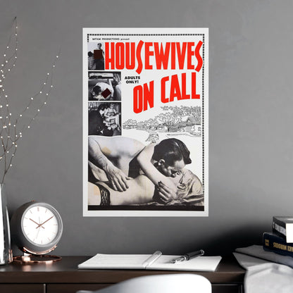 HOUSWIVES ON CALL 1967 - Paper Movie Poster-The Sticker Space