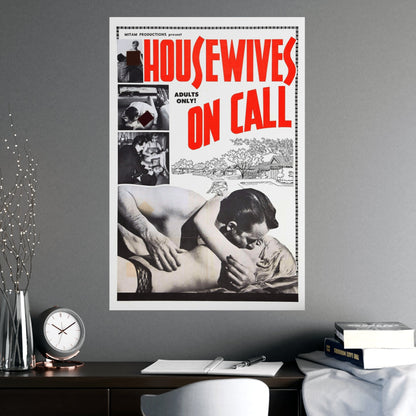HOUSWIVES ON CALL 1967 - Paper Movie Poster-The Sticker Space