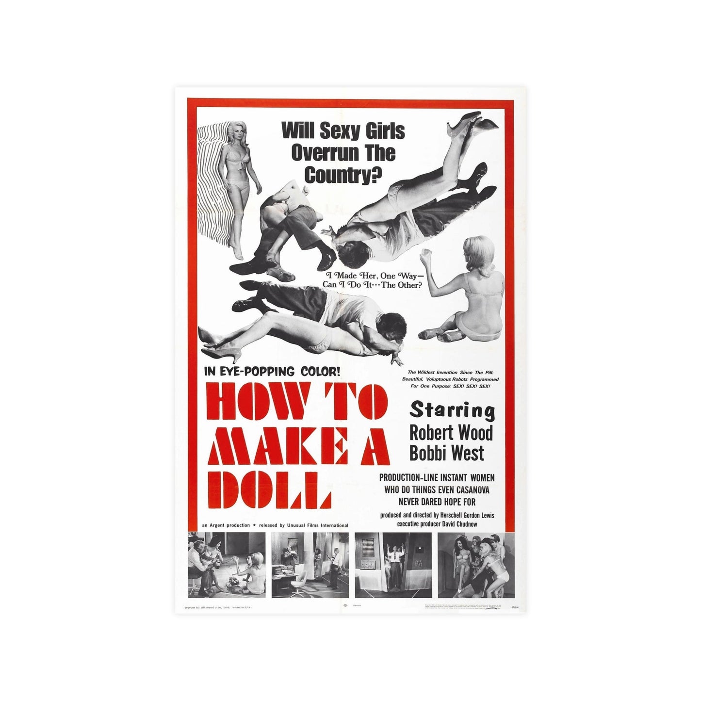HOW TO MAKE A DOLL 1968 - Paper Movie Poster-12″ x 18″ (Vertical)-The Sticker Space