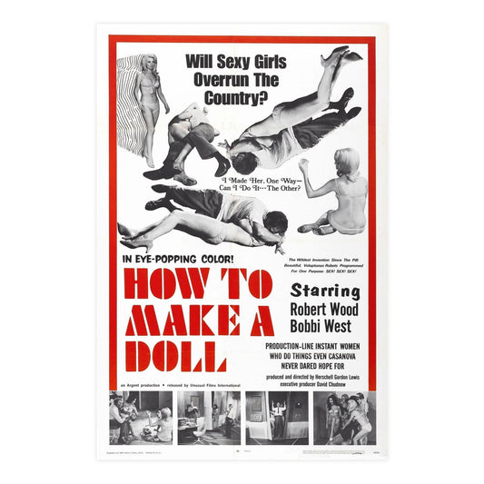 HOW TO MAKE A DOLL 1968 - Paper Movie Poster-24″ x 36″ (Vertical)-The Sticker Space