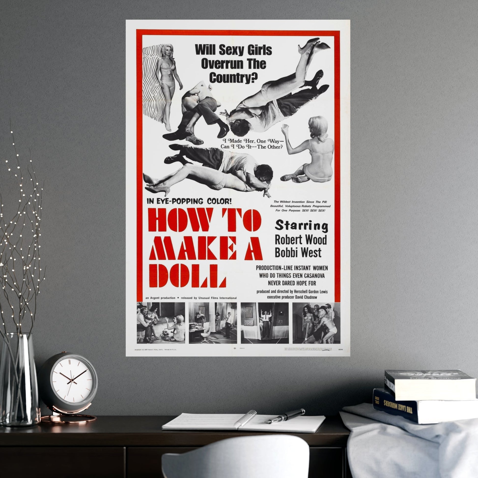 HOW TO MAKE A DOLL 1968 - Paper Movie Poster-The Sticker Space