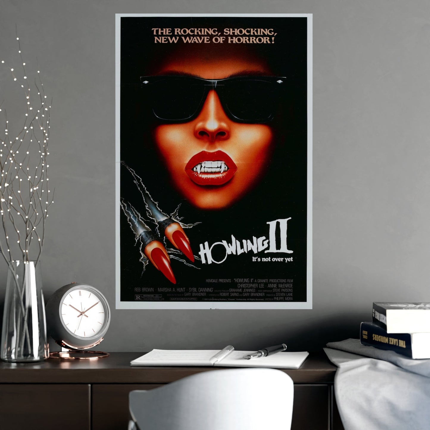 HOWLING II 1985 - Paper Movie Poster-The Sticker Space