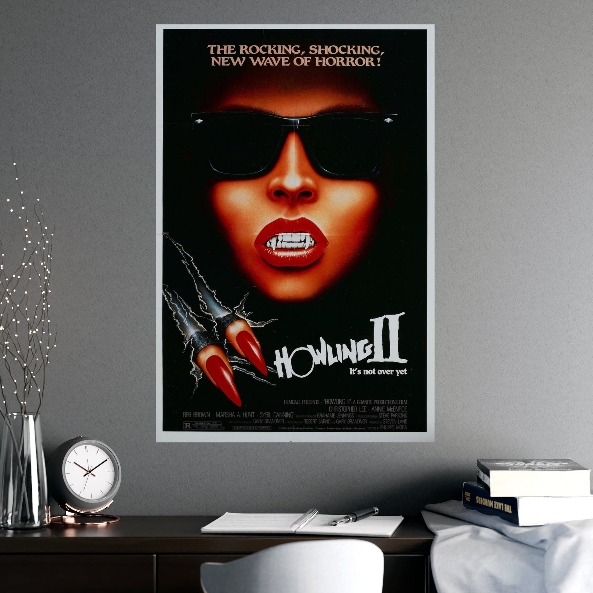 HOWLING II 1985 - Paper Movie Poster-The Sticker Space