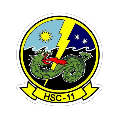 HSC 11 Helicopter Sea Combat Squadron 11 (U.S. Navy) STICKER Vinyl Die-Cut Decal-3 Inch-The Sticker Space