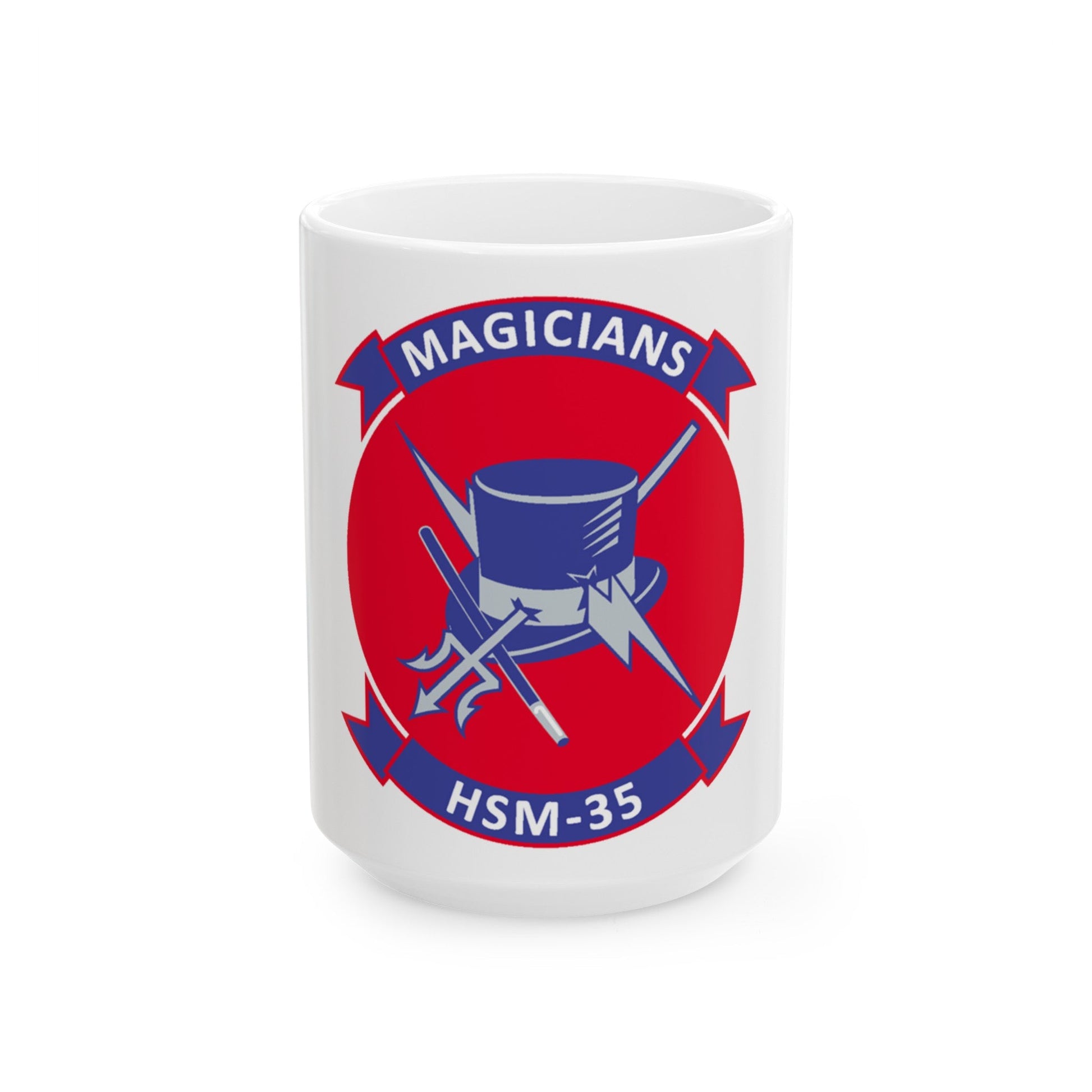HSM 35 Magicians (U.S. Navy) White Coffee Mug-15oz-The Sticker Space