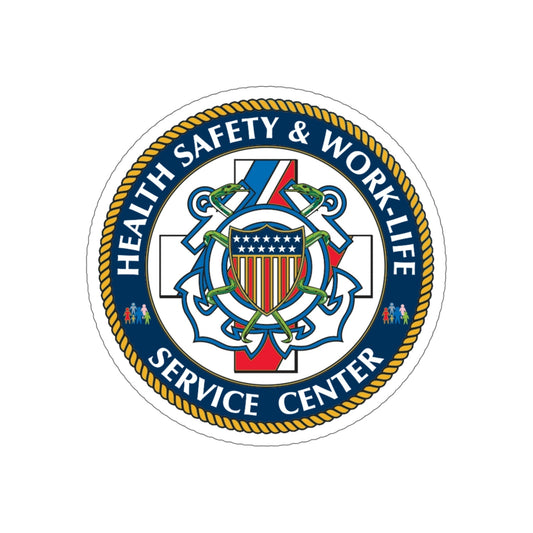 HSWL Service Center (U.S. Coast Guard) STICKER Vinyl Die-Cut Decal-6 Inch-The Sticker Space