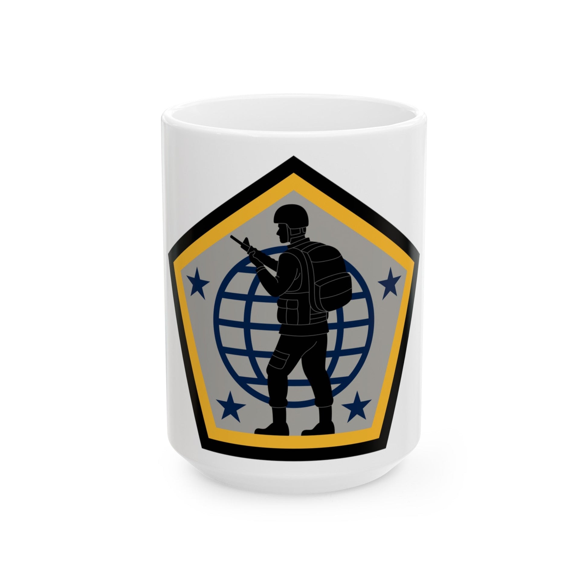 Human Resources Command (U.S. Army) White Coffee Mug-15oz-The Sticker Space