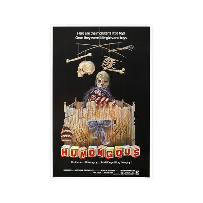 HUMONGOUS 1982 - Paper Movie Poster-12″ x 18″ (Vertical)-The Sticker Space