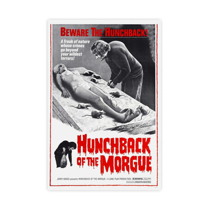 HUNCHBACK OF THE MORGUE 1973 - Paper Movie Poster-20″ x 30″ (Vertical)-The Sticker Space