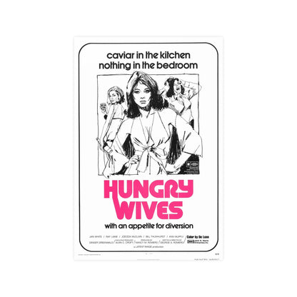 HUNGRY WIVES (SEASON OF THE WITCH) 1973 - Paper Movie Poster-12″ x 18″ (Vertical)-The Sticker Space