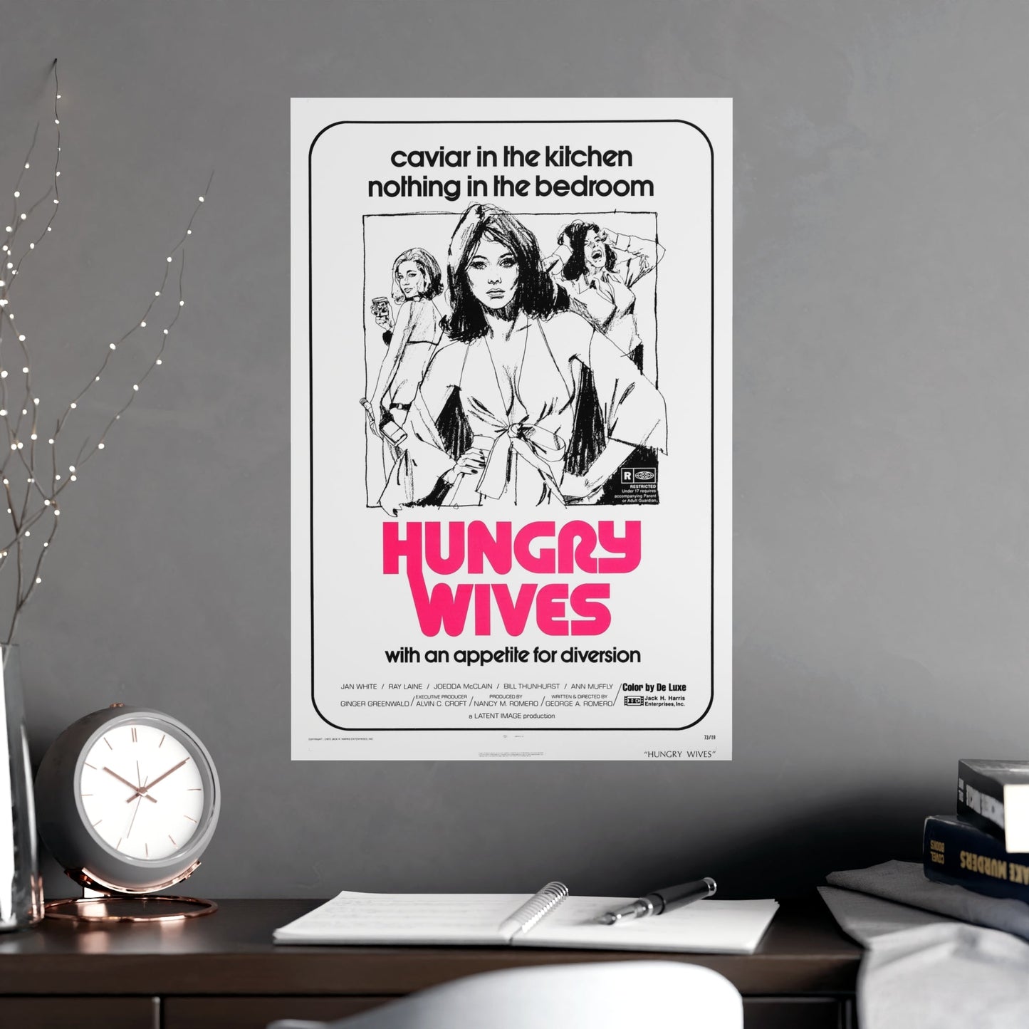 HUNGRY WIVES (SEASON OF THE WITCH) 1973 - Paper Movie Poster-The Sticker Space