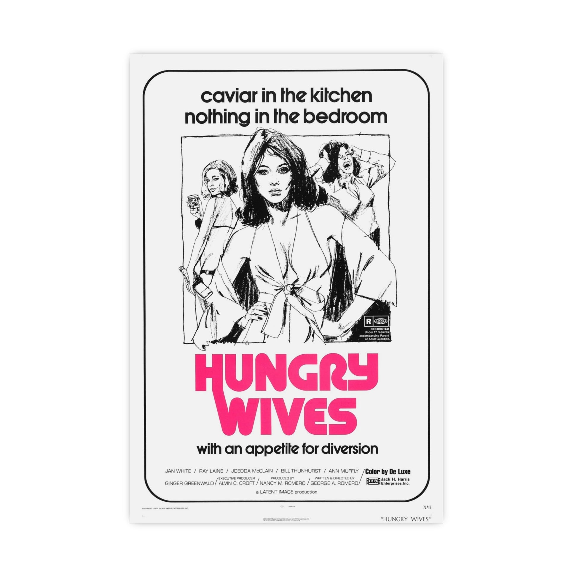 HUNGRY WIVES (SEASON OF THE WITCH) 1973 - Paper Movie Poster-16″ x 24″ (Vertical)-The Sticker Space