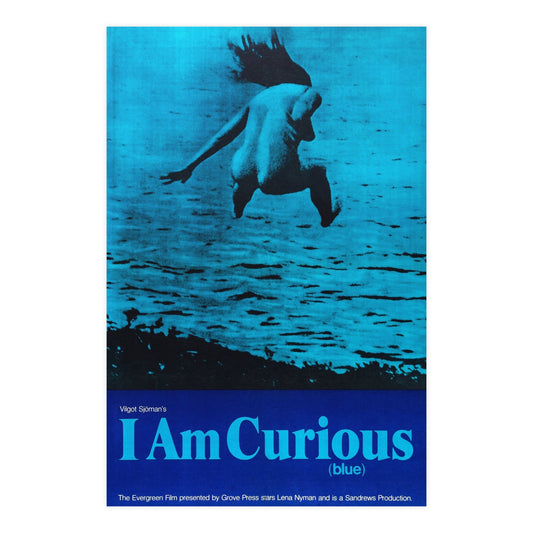 I AM CURIOUS (BLUE) 1968 - Paper Movie Poster-24″ x 36″ (Vertical)-The Sticker Space
