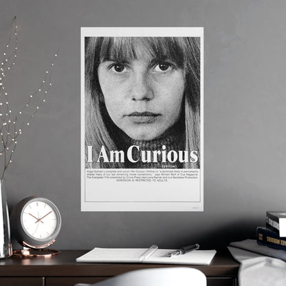 I AM CURIOUS (YELLOW) 1967 - Paper Movie Poster-The Sticker Space