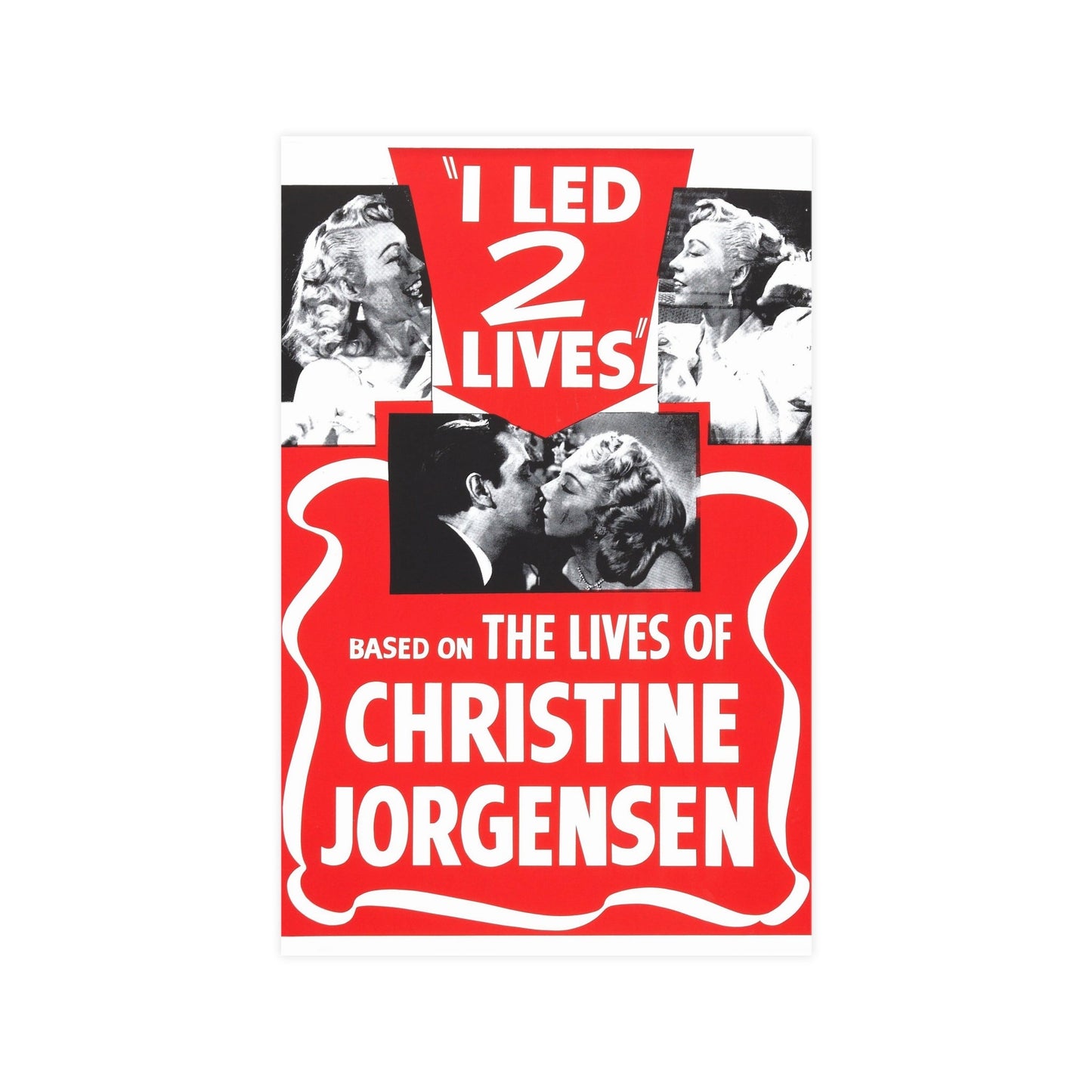 I LED 2 LIVES (GLEN OR GLENDA) 1953 - Paper Movie Poster-11″ x 17″ (Vertical)-The Sticker Space