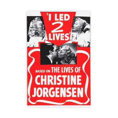 I LED 2 LIVES (GLEN OR GLENDA) 1953 - Paper Movie Poster-20″ x 30″ (Vertical)-The Sticker Space