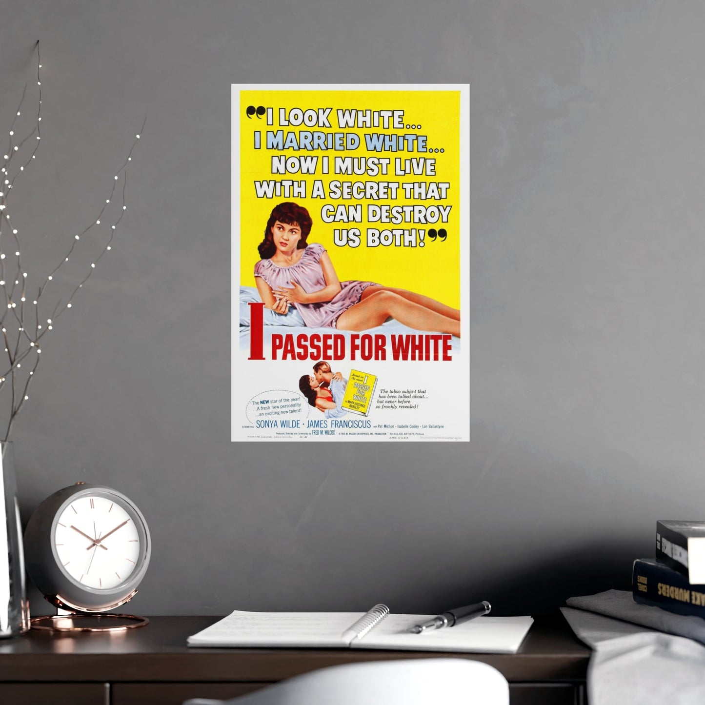 I PASSED FOR WHITE 1960 - Paper Movie Poster-The Sticker Space
