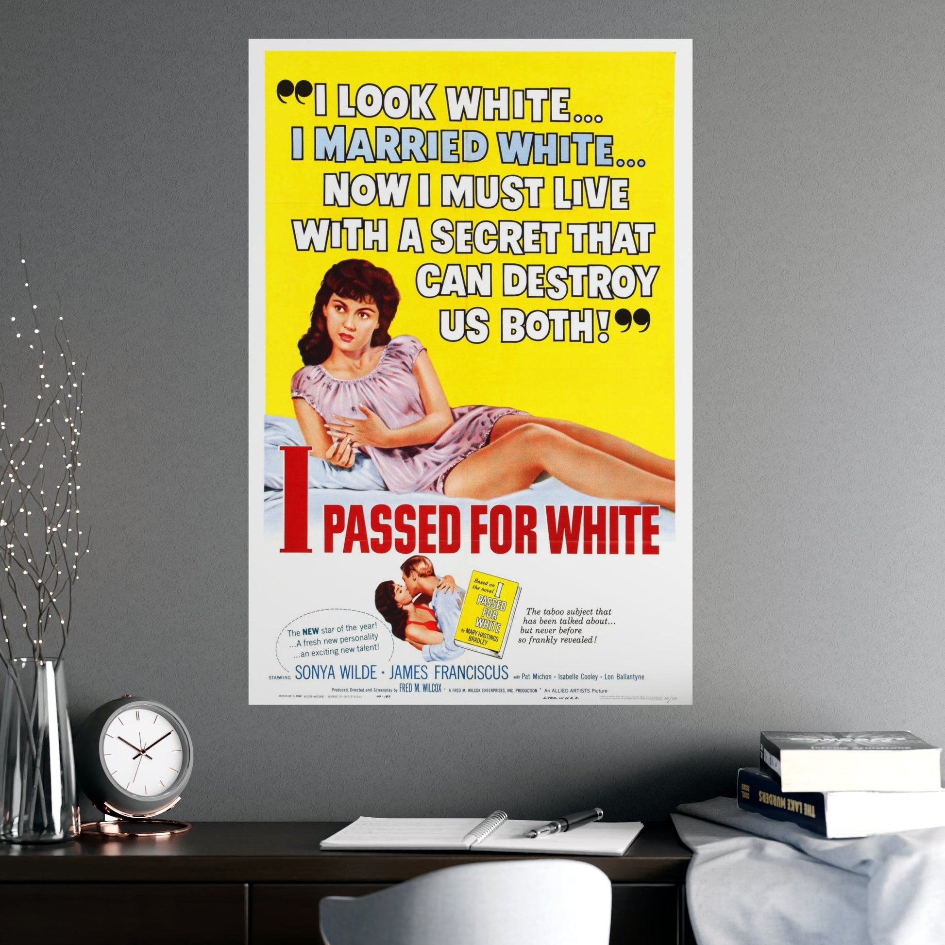 I PASSED FOR WHITE 1960 - Paper Movie Poster-The Sticker Space