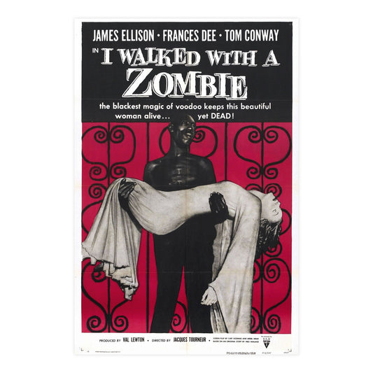 I WALKED WITH A ZOMBIE 1943 - Paper Movie Poster-24″ x 36″ (Vertical)-The Sticker Space