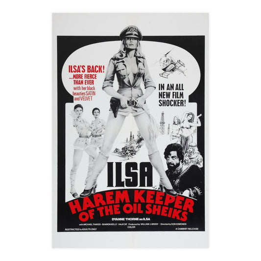 ILSA HAREM KEEPER OF THE OIL SHEIKS (3) 1976 - Paper Movie Poster-24″ x 36″ (Vertical)-The Sticker Space