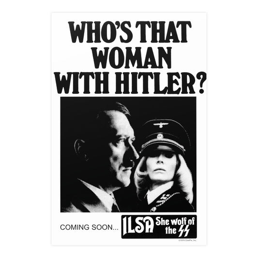 ILSA SHE-WOLF OF THE SS (TEASER) 1975 - Paper Movie Poster-24″ x 36″ (Vertical)-The Sticker Space
