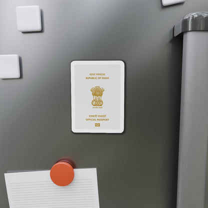 Indian Official Passport - Die-Cut Magnet-The Sticker Space