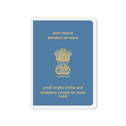 Indian Overseas Card - Die-Cut Magnet-3" x 3"-The Sticker Space